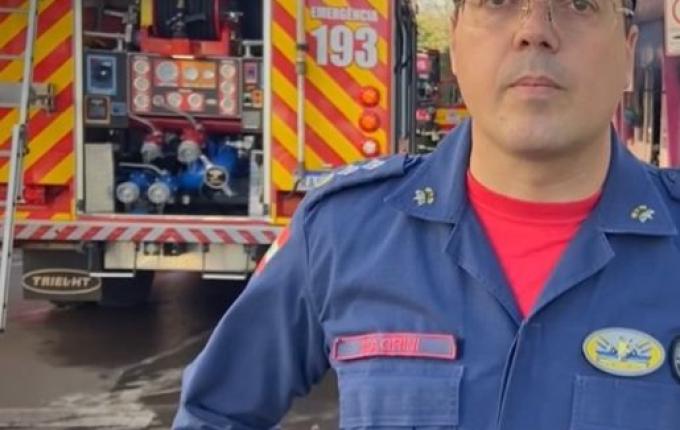 Bombeiros detalham atuação no incêndio de grandes proporções em SMOeste
