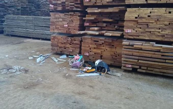 Homem sofre ferimentos em queda de telhado em Santa Helena