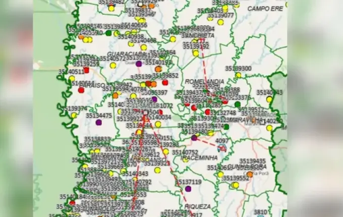 Temporal deixa mais de 17 mil unidades sem energia no Extremo Oeste