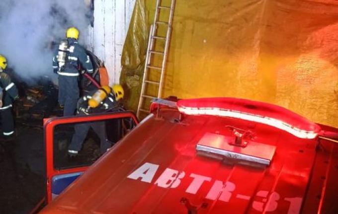 Incêndio atinge aviário em Mondaí durante a madrugada