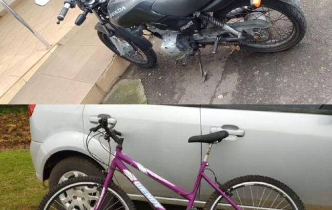 Furto de moto e bicicleta é esclarecido em menos de 24 horas em Santa Terezinha do Progresso