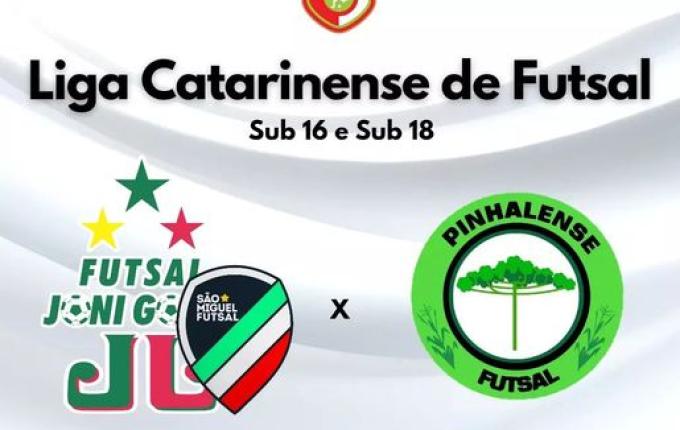 Joni Gool/Terra VIva estreia na Liga Catarinense de Futsal Sub 16 e 18