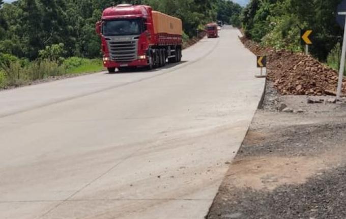 DNIT alerta para interdição total na BR-163 em Guaraciaba