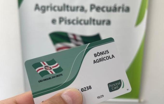 Agricultores têm até 31 de agosto para se inscrever no Bônus Agrícola em SMO