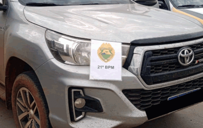 Jovem da região é preso no Paraná por dirigir camionete com registro de roubo/furto