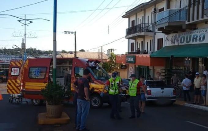 Bombeiros atendem mais uma vítima de atropelamento em Iporã do Oeste