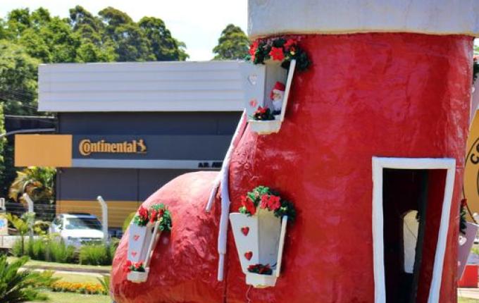 Decoração de Natal será removida de trevo em SMO por orientação do DNIT