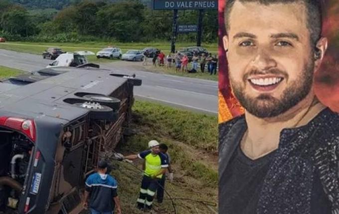 Ônibus de Conrado e Aleksandro sofre acidente; um dos cantores e outros 5 morreram