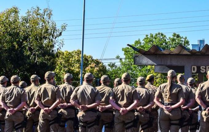 Solenidade alusiva ao Dia de Santa Catarina marca promoção de 114 PMs em SMOeste