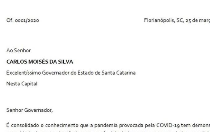 Mais de 50 entidades comercias de SC pedem retomada das atividades