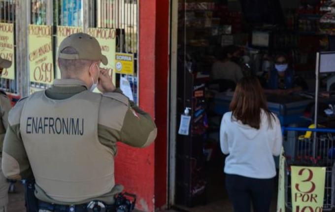 Covid-19: Polícia Militar fiscalizou mais de 300 estabelecimentos em SMOeste