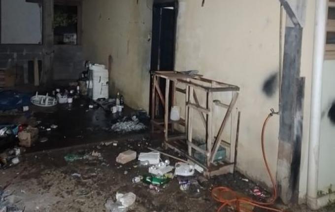 Princípio de incêndio é controlado por bombeiros em São Lourenço do Oeste