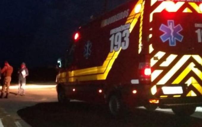 Motociclista fica ferido em acidente na BR-163