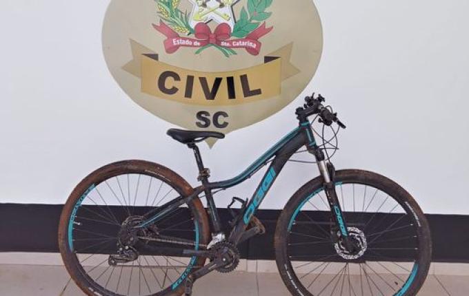 Polícia Civil de São José do Cedro recupera bicicleta de R$ 5 mil
