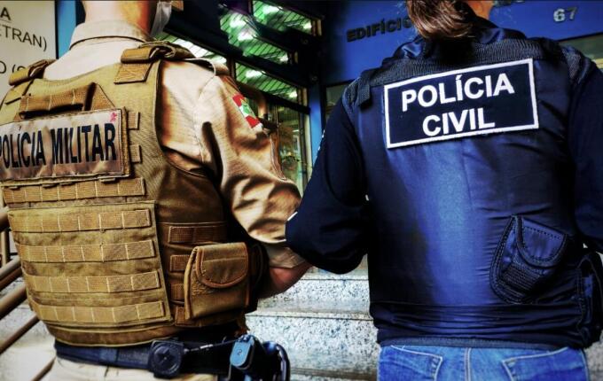 Ação conjunta entre Polícias Civil e Militar resulta na prisão de dois homens