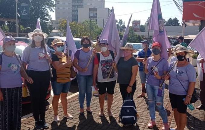 Sindicatos da agricultura realizam manifesto em Dionísio Cerqueira