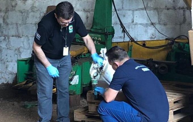 PC e CIDASC apreendem agrotóxicos contrabandeados em Iraceminha