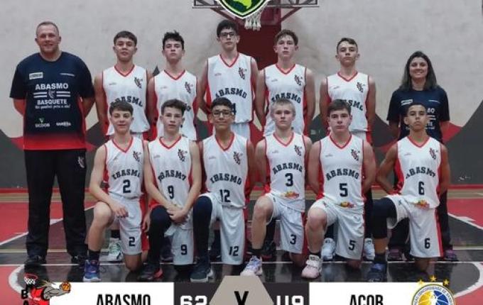 Abasmo vence Concórdia na abertura do Catarinense de Basquete Sub 15