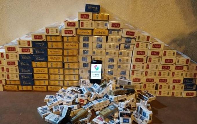 PM aprende mais de cinco mil carteiras de cigarros contrabandeados