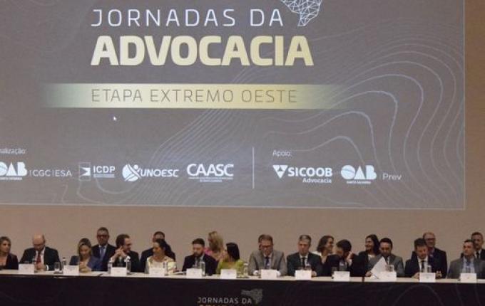 Jornada da Advocacia reúne profissionais e estudantes de Direito no extremo-oeste