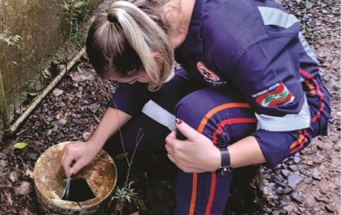 Samu de Itapiranga auxilia nas ações de enfrentamento à dengue