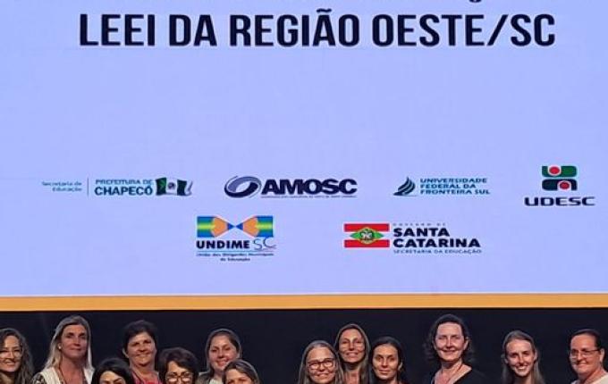 Professores de Iporã do Oeste participam do I Seminário de Leitura e Escrita na Educação Infantil