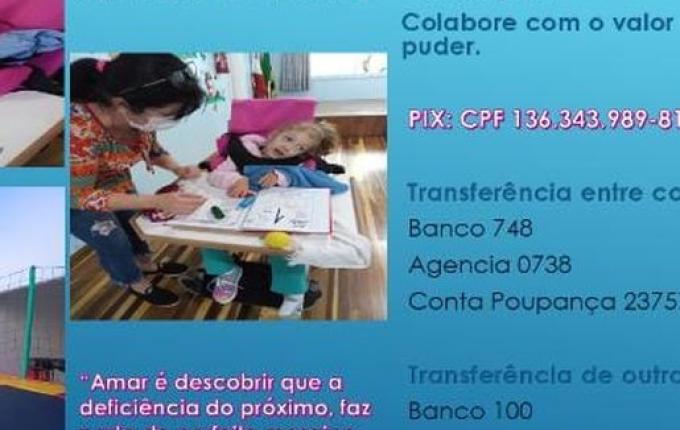 Colégio Cemeg promove ação solidária para aluna com deficiência