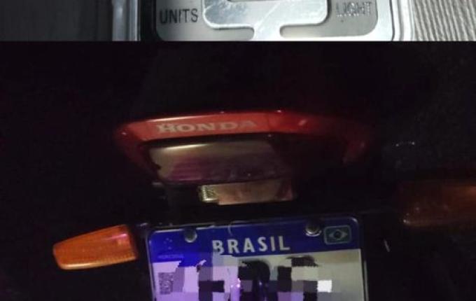 PM prende homem por adulteração de placa e tráfico de drogas em Guaraciaba