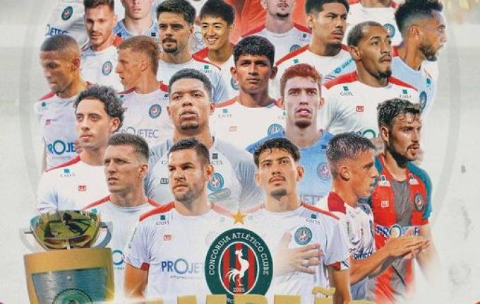 Concórdia é campeão da Copa SC e conquista vaga para Copa do Brasil 2025