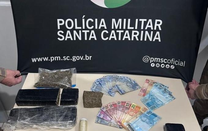 Trio é detido por tráfico de drogas no bairro Andreatta em São Miguel do Oeste