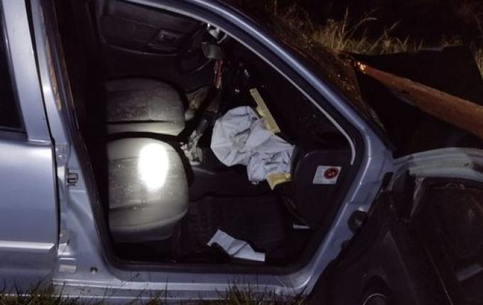 Homem fica gravemente ferido em saída de pista em Romelândia