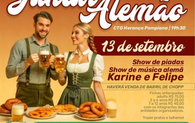 4º Jantar Alemão será atração na Kerbfest de Iporã do Oeste