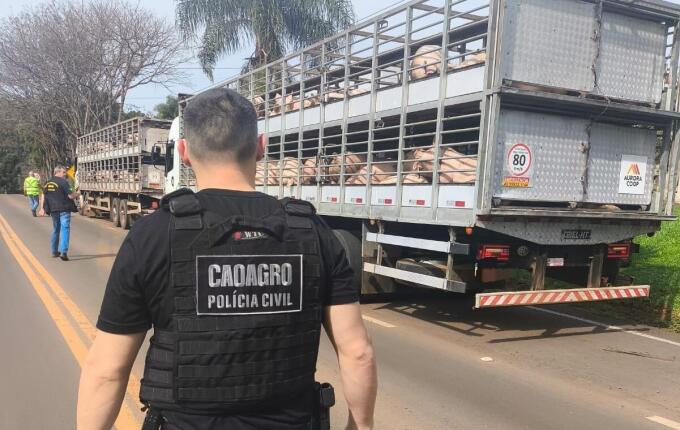 Polícia Civil e Cidasc realizam operação conjunta na região