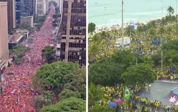 Flávio Bolsonaro e Lula encerram campanha com atos e mobilizações de apoiadores