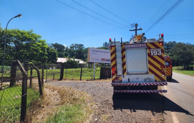 Fogo em vegetação deixa 10 mil unidades sem luz em Itapiranga