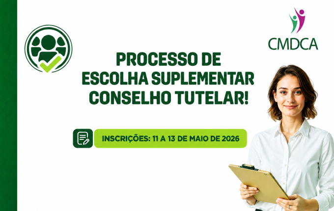 São Miguel abre seleção para vaga de Conselheiro Tutelar; inscrições terminam nesta quarta