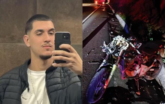 Jovem de 21 anos morre em acidente entre moto e caminhão na BR-282
