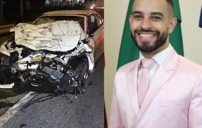 Vice-prefeito de Lages recebe alta após acidente e é levado para presídio