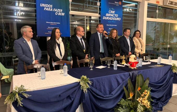 Rotary Club Arcanjo é oficialmente inaugurado em São Miguel do Oeste