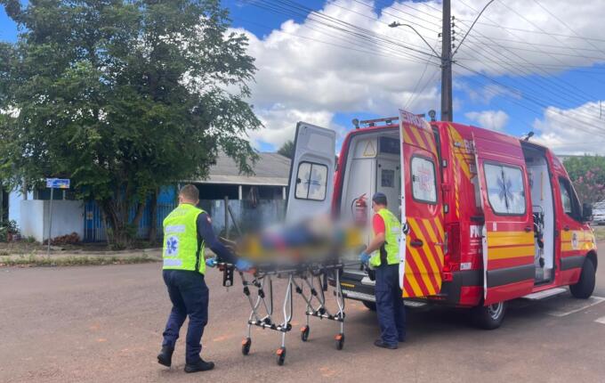 Acidente entre motocicletas deixa dois feridos em SMO