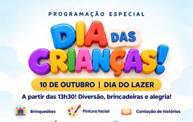 Guaraciaba realiza Dia do Lazer neste sábado em comemoração ao Dia das Crianças