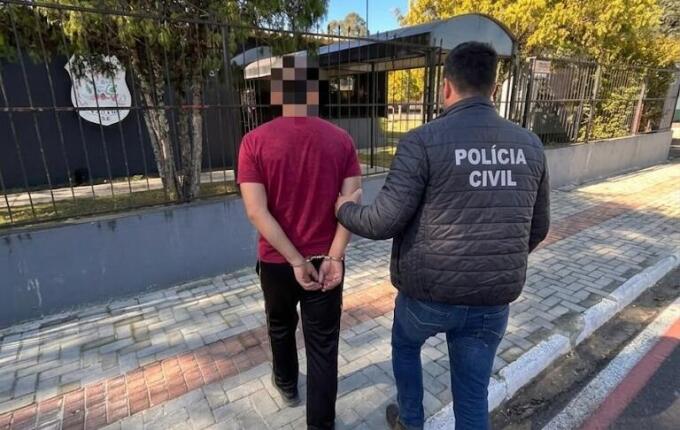 Homem investigado por estupro e importunação sexual é preso pela Polícia Civil em São Lourenço do Oeste