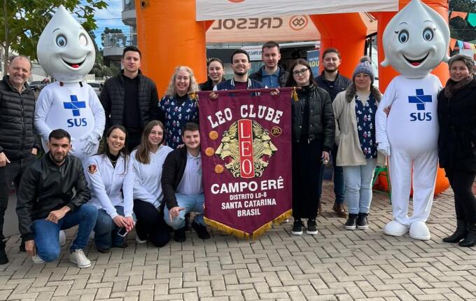 Leo Clube e Secretaria de Saúde promovem ação "Brilho no Sorriso, Saúde em Dia" em Campo Erê