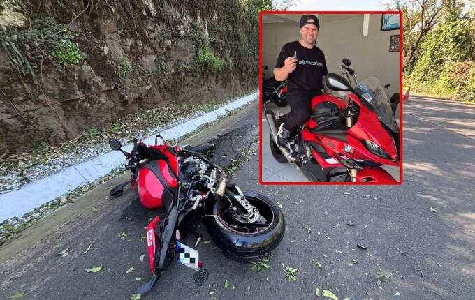 Motociclista de Maravilha morre após saída de pista na BR-282, em São Miguel do Oeste