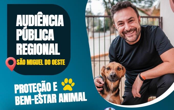 ALESC promove audiência pública sobre causa animal em SMO na próxima semana
