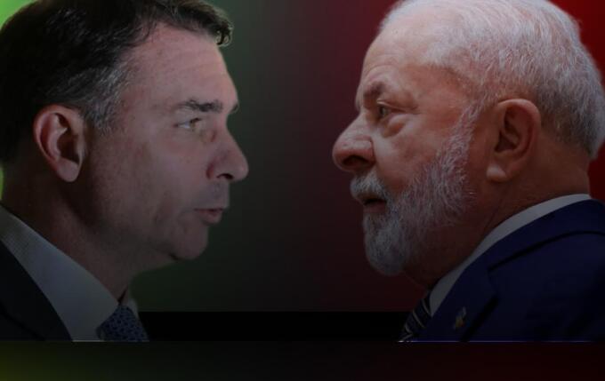 Flávio Bolsonaro e Lula vão disputar o segundo turno da eleição presidencial