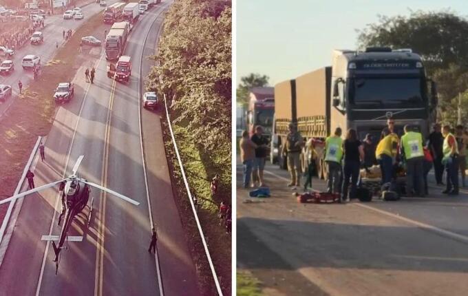 Motociclista sem CNH que atropelou PRF durante blitz pode pegar 20 anos de prisão