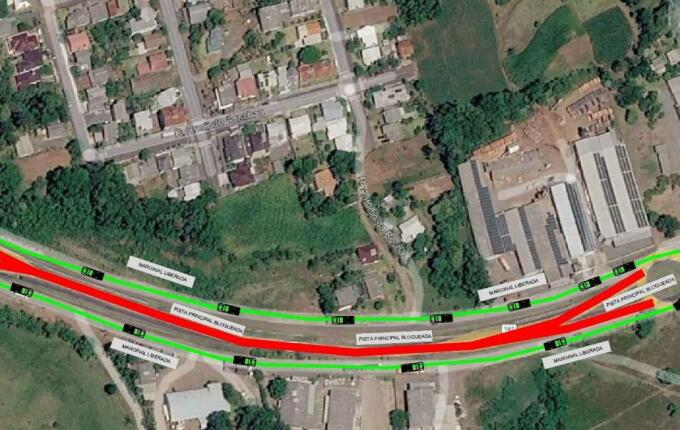 Trânsito terá alterações em Guaraciaba devido às obras na BR-163
