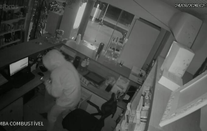 Criminoso filma próprio furto em posto de combustíveis de Barra do Guarita