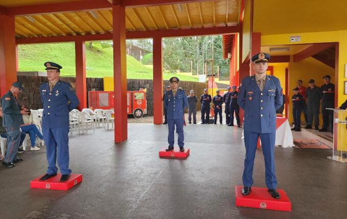Corpo de Bombeiros realiza passagem de comando em Itapiranga